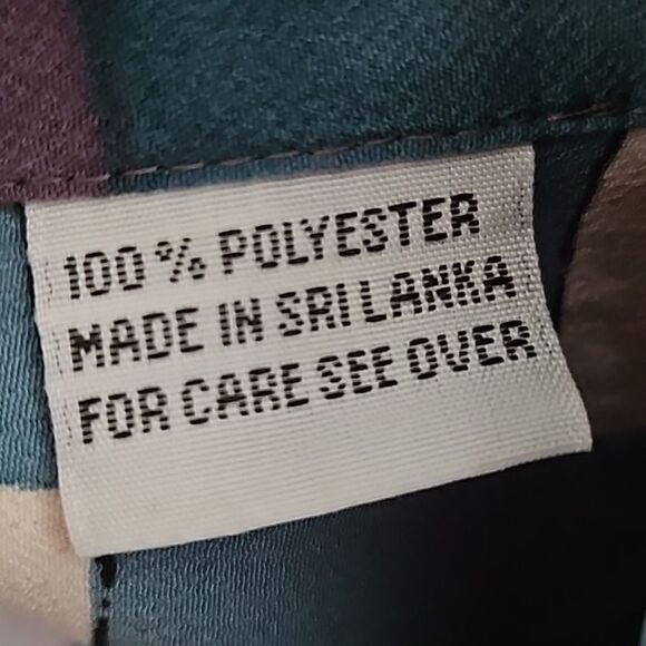 Alfred Dunner Button Down Top Vintage Patterned Collar Business Casual Size 14P - Picture 10 of 11